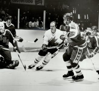 Fast and skilled, Boston's Rick Middleton (17) has fired 84 goals in two years, and has been brilliant in pre-tournament play