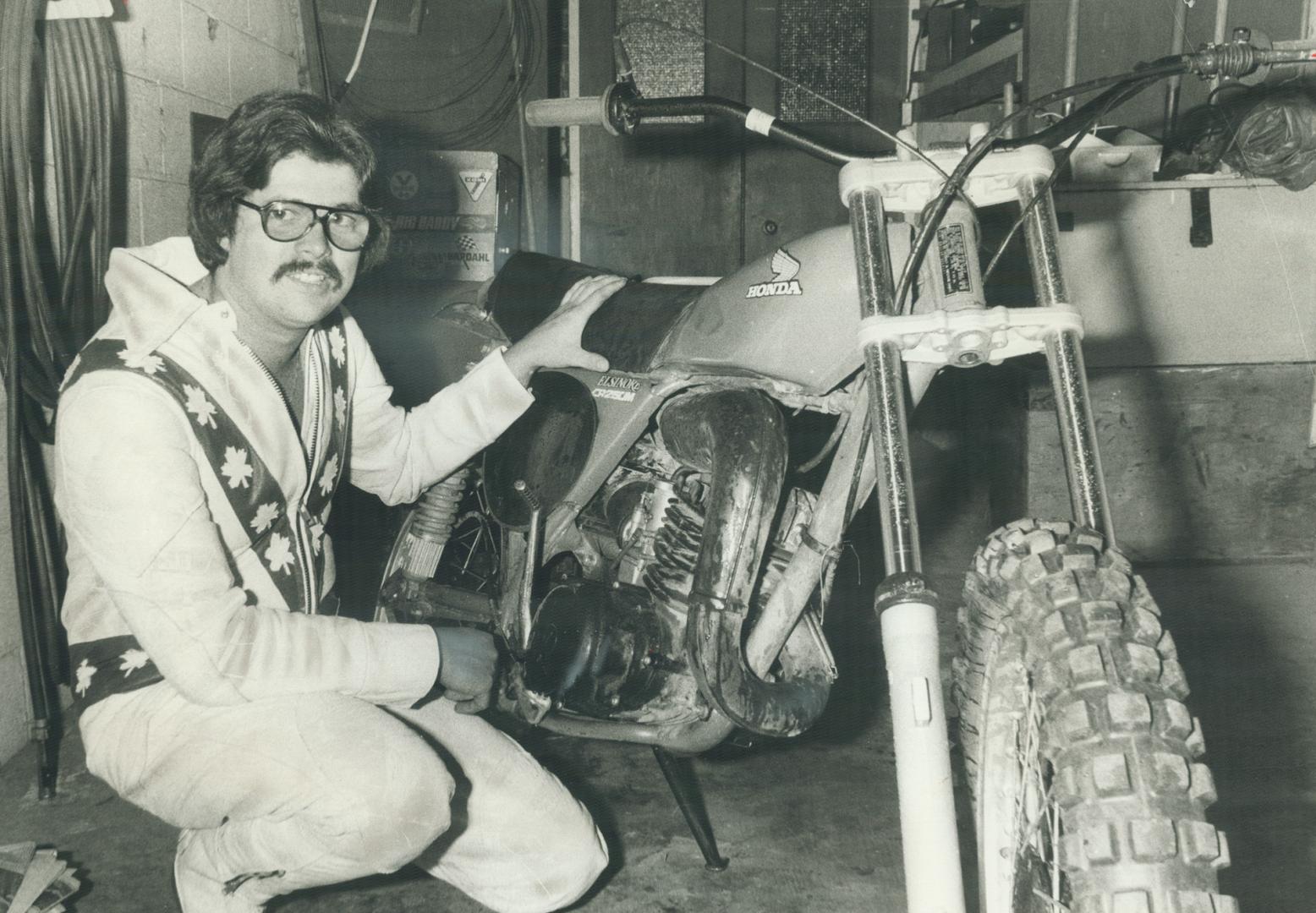 Jumping his motorcycle over the roof of 10 cars is safer than riding in the busy streets of Metro, says Paul Thurston