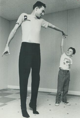 Llivan, 6 1/2, has high hopes of subduing defendo instructor aus with this basic finger twist