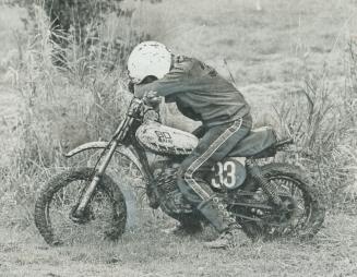 Gord Bell, 13, found the race of 80cc bikes wore out everything