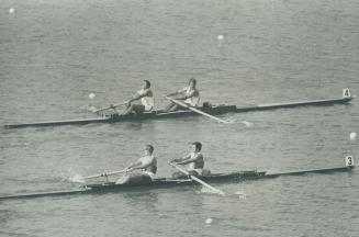 Canadian Oarsmen who produced our only gold medal in 1964, weren't as fortunate this time