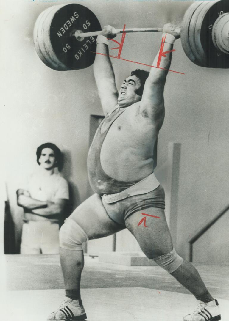 The big belly, Soviet Union's Vasily Alexeev, sets a world record