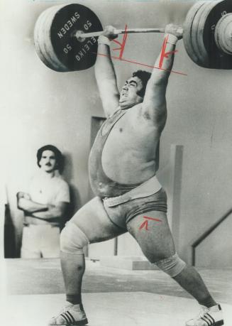The big belly, Soviet Union's Vasily Alexeev, sets a world record