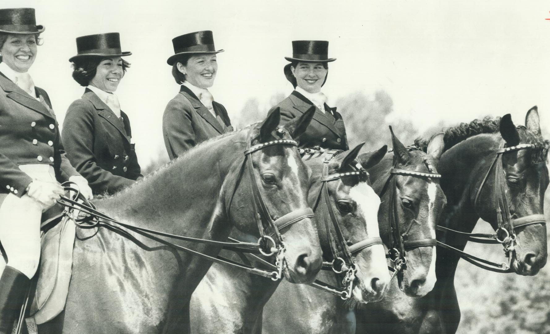Canadian dressage team