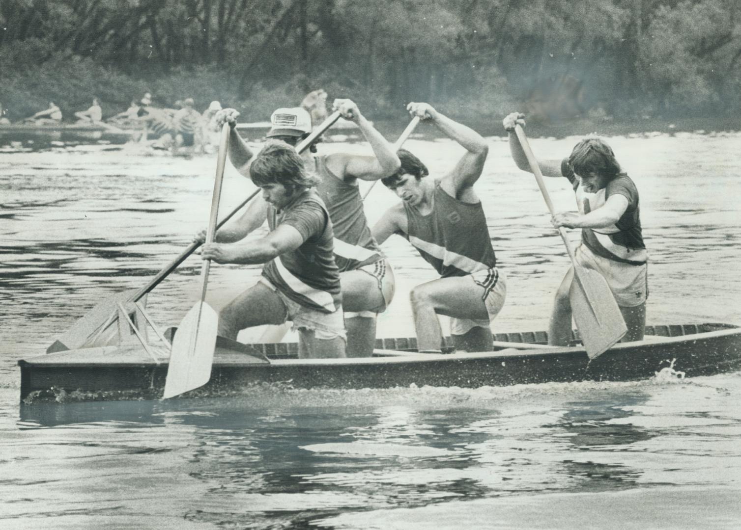 Winning ways. Canada's Olympic canoe and kayak racers got a chance to show their stuff against U.S. counterparts yesterday at Dominion Day Regatta on (...)