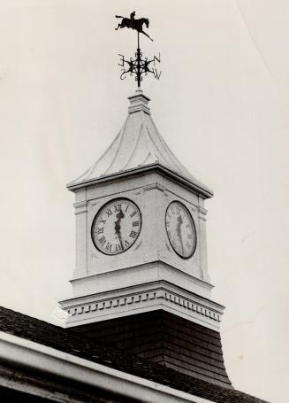 Lowest clock tower. At Greenwood race track