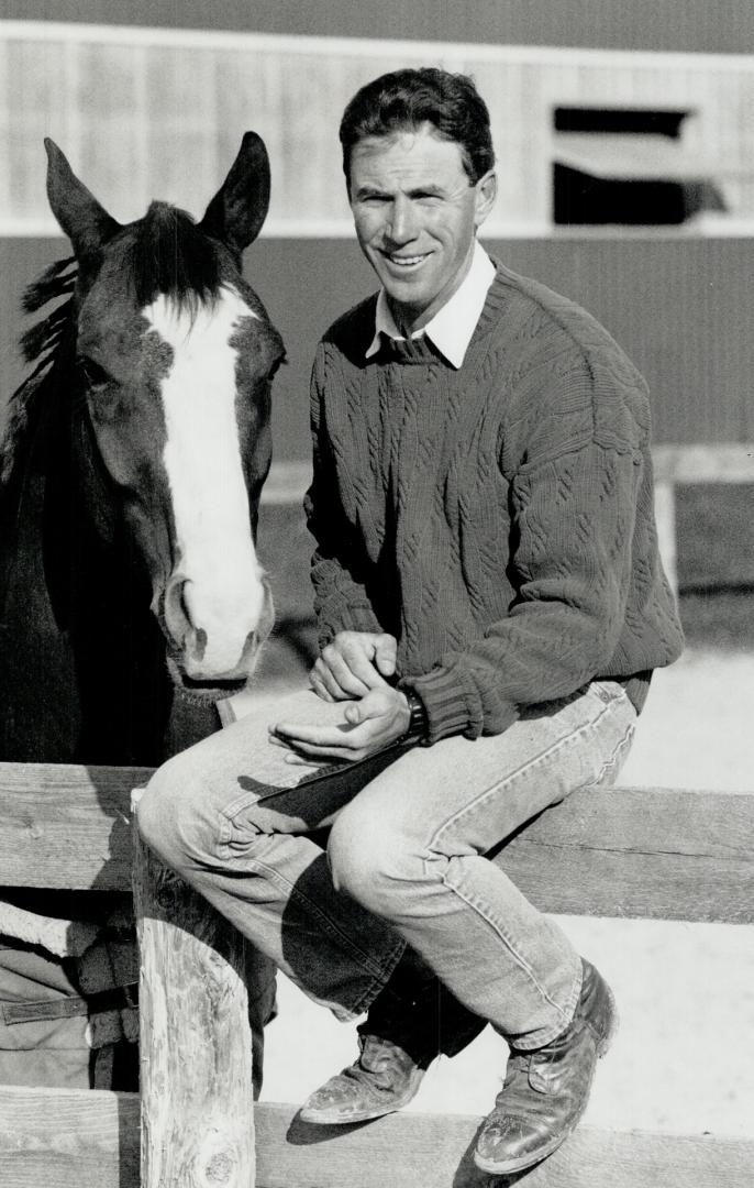 Jay Hayes, top show jumper who is among equestrians competing for Bank of Montreal Nations Cup at Royal Winter Fair Nov