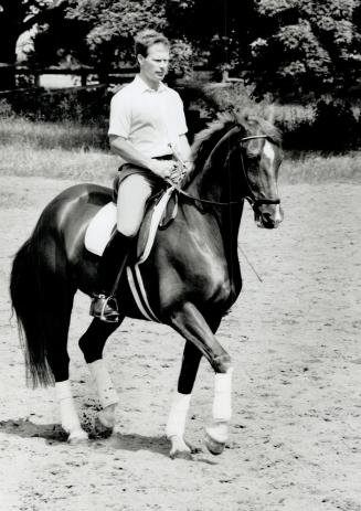 Fine form: Gary Vander Ploeg of Markham and his horse Aramis will be part of the Canadian dressage team at World Equestrian Games in Stockholm