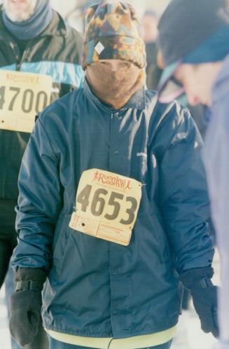 Frozen finger road race Sunnybrook Park North York S K Jog
