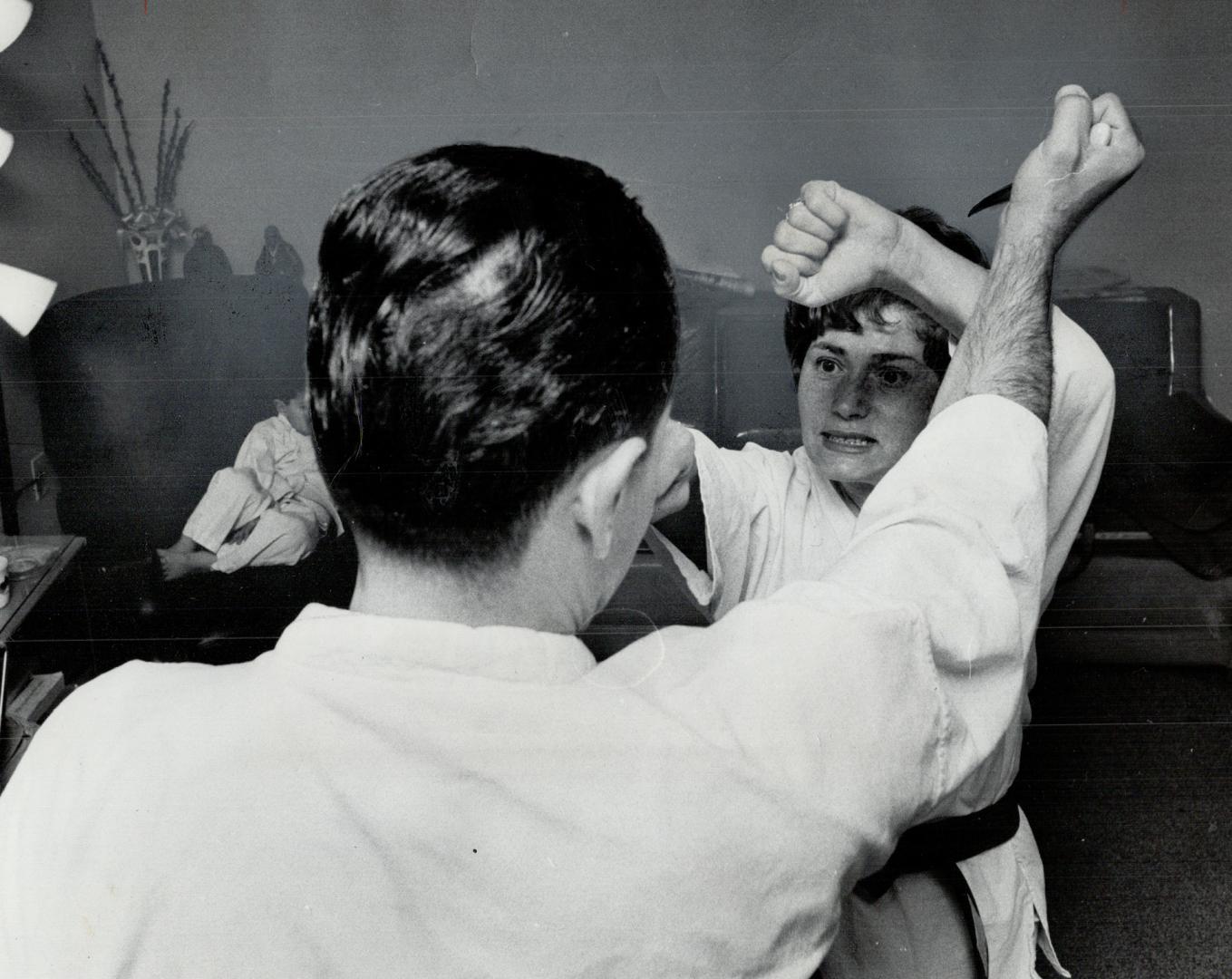 Self-defence aspect of karate is important to women