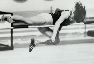 Rosemarie Ackerman of East Germany is high jump favorite