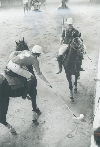 Polo champions, David Offen (2) of St