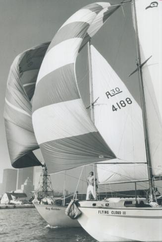 Off and flying in Toronto Harbor