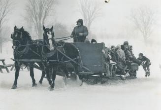 Sleigh rides are among the joys of childhood winters and part of adult nostalgia