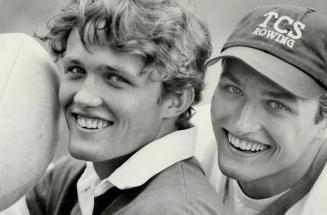 Kyle Nichols (left) with twin brother Garth