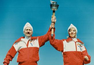 The Torch, Designed by the National Research Council, it resembles the Calgary Tower, weighs 1