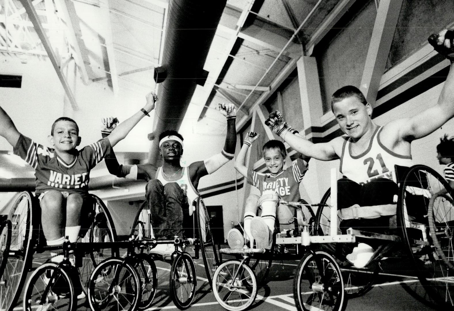 Disabled athletes
