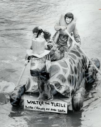 It took Hank Van Alphen and Jim Critchell a month to build Turtle
