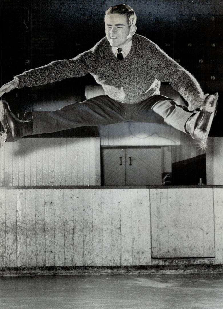 Don McPherson Demonstrates Spectacular Style, Stratford skater's new blades could bring him triple crown