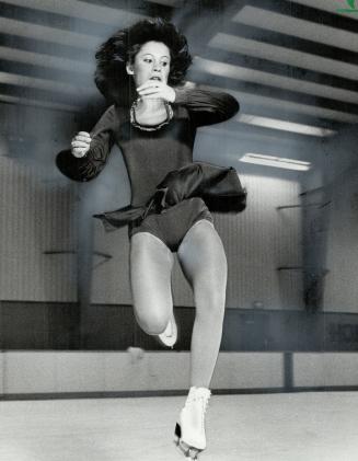 Sandy McKay: She is paid $240 a week as a chorus-line skater with Holiday on Ice, Europe's version of the Ice Capades