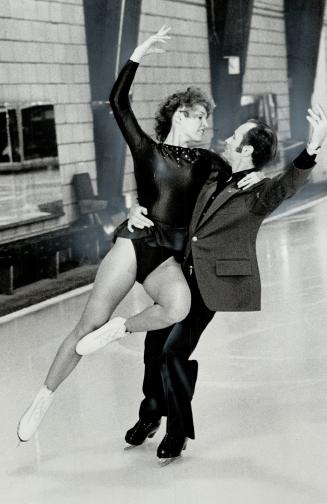 S'nice dancing: Fred Martin and Winona Schweitzer give a demonstration of ice dancing at the Toronto Cricket, Skating and Curling Club on the weekend