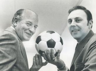 Pro Soccer returns to Toronto this coming summer and the general manager of the club will be Jack Daley (right), seen here with club president John Fi(...)