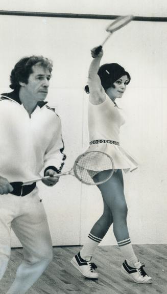 Anneliese Kolreck enjoys a lunchtime game of squash