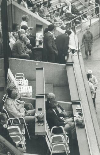 Ball perks: Business entertainment costs, like these box seats to Blue Jay games, will no longer be fully deductible under tax reform proposals