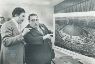 Toronto Alderman Joseph Piccinnini, who wants Toronto to build a domed stadium, questions Fred L