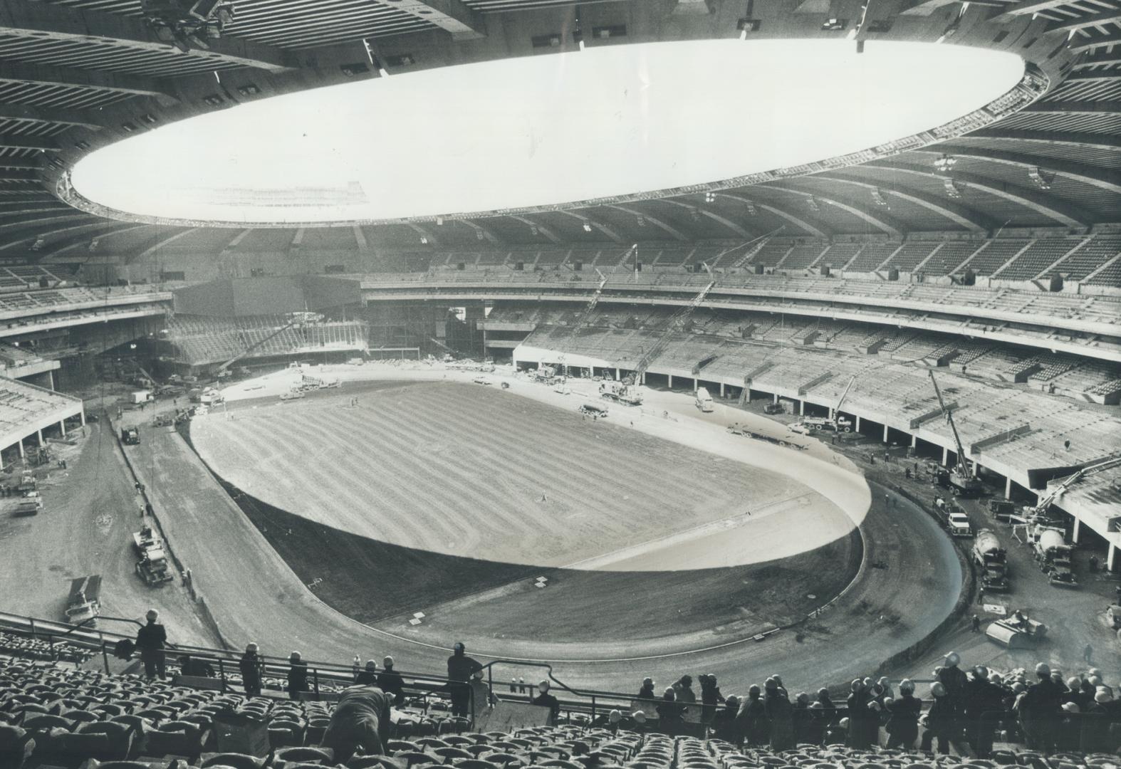The 70,000-Seat main stadium for the Olympics is one of the most complex and costly structures ever built