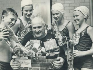 Santa gus and his little helpers
