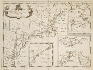 A new map of the most considerable plantations of the English in America dedicated to His Highness William Duke of Glocester