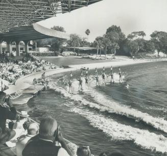 The waterskiing show at Cypress Gardens, near Orlando, is one of the most expert on the continent, complete with a chorus line, clowns and a skier who(...)