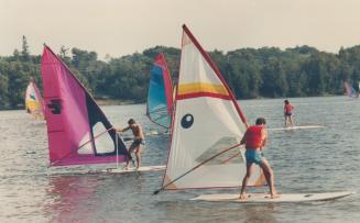 Lake Wilcox becoming mecca for windsurfers