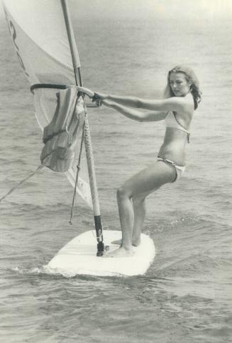 Nienke Ysselstein, 25, is a self-described windsurfing addict