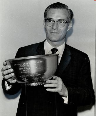 Don Leggat with herman Levy trophy