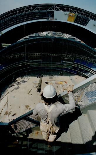 Sports - Stadiums - Canada - Ontario - Toronto - Skydome (Construction) 1989