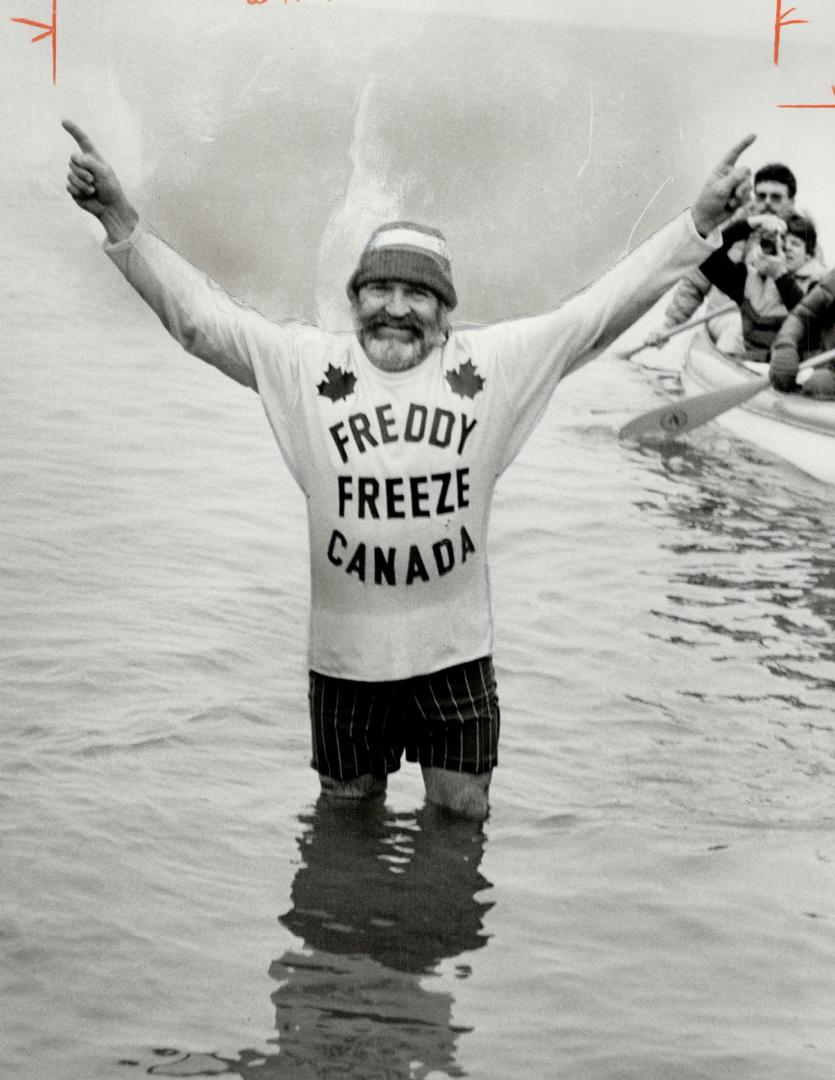 Fred Sless, 48, lasted for 48 minutes and 43 seconds