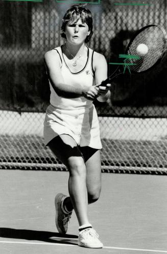 Kim Ferguson: Unseeded, she won the girls under-16 title at the Leaside junior tennis tournament