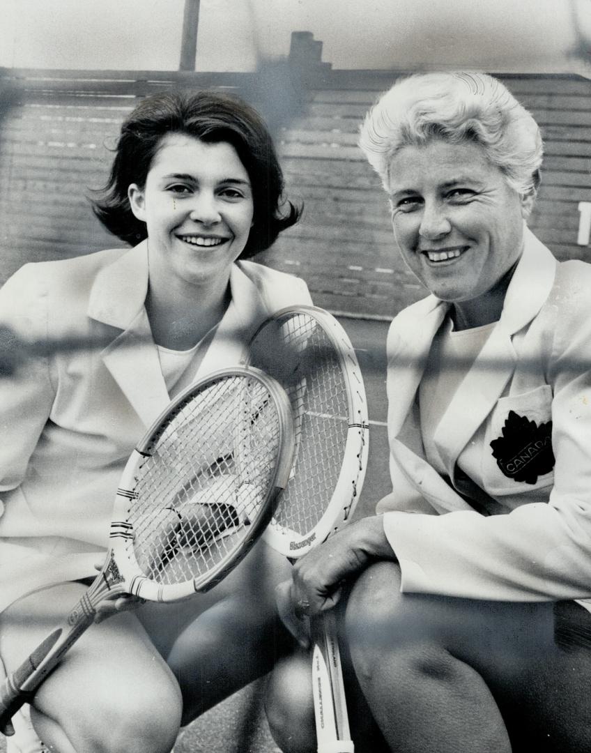 Tennis: Brenda Nunns and Mrs. Louise Brown