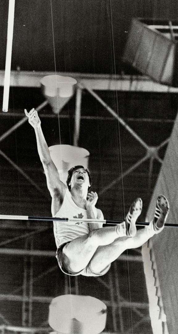 Bruce Simpson was an also-ran in the strategic pole vault