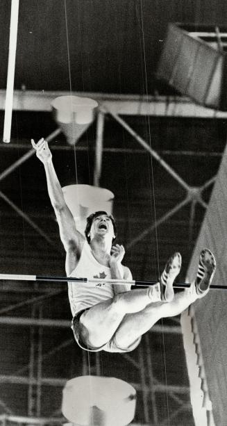 Bruce Simpson was an also-ran in the strategic pole vault
