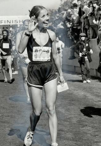 Wendy Cecil-Stuart, 31 first woman to finish