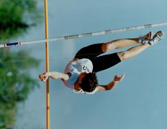 Free and clear. Michael Power pole vaulter Richard Patulco cleared the bar at 2.60 metres, good for the final qualifying spot in next week's Ontario track and field finals