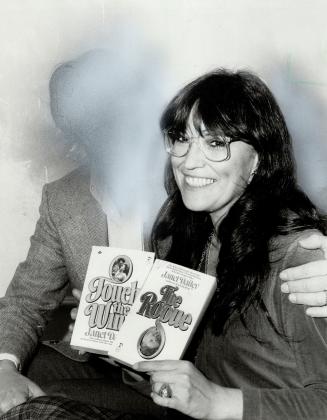 Odd couple: Janet Dailey, author of 53 Harlequin romances that have sold 80 million copies, looks like some of her heroines