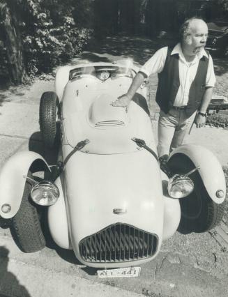 Music arranger Jimmy Dale with his first great car, a '52 Allard: One day my wife saw an ad for a classic ar