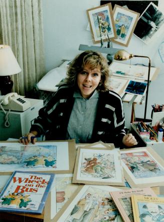 Top, a plasicine tableau by Barbara Reid, Maryann Kovalski, an illustration from By The Sea by Ann Blades