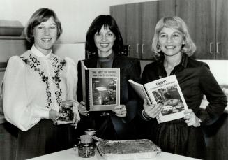 Publishing success: Former homemakers (from left) Mary Korman, Helen Miles and Joan Wilson with the cookbooks that have swept the market and vaulted them into the ranks of business persons