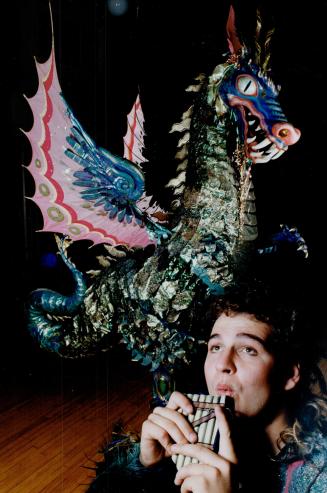 Dragon Music: Russell Braun plays Papageno in Opera Ateller's The Magic Flute, which opens Thursday at the Elgin Theatre