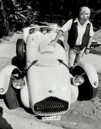 Music arranger Jimmy Dale with his first great car, a '52 Allard: One day my wife saw an ad for a classic car